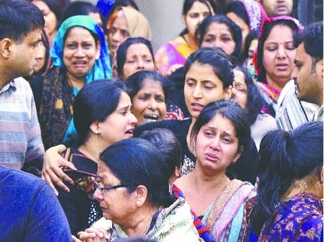 Businessman Rakesh's accidental death